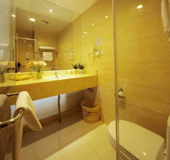 디럭스 룸, Greentree Inn Shanghai West Huaxia Road Metro Station Express