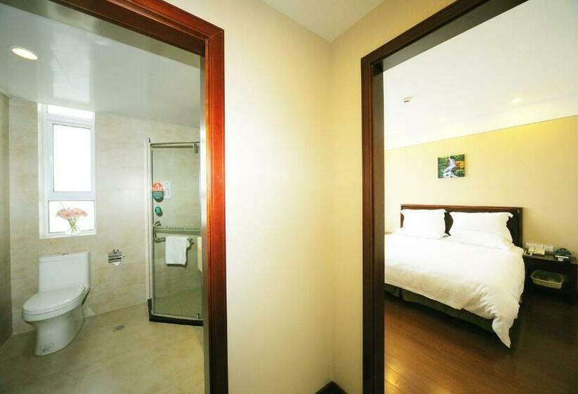 디럭스 룸, Greentree Inn Shanghai West Huaxia Road Metro Station Express