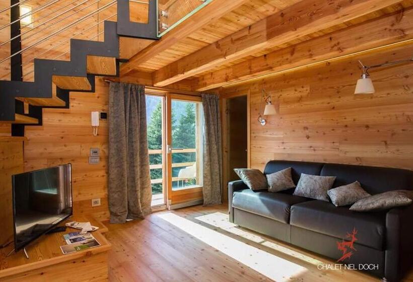 발코니가 있는 스위트, Chalet Nel Doch Villa Cheia