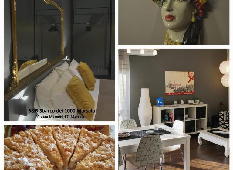 스탠다드 발코니 룸 바다 전망, B&b Sbarco Dei 1000 Marsala