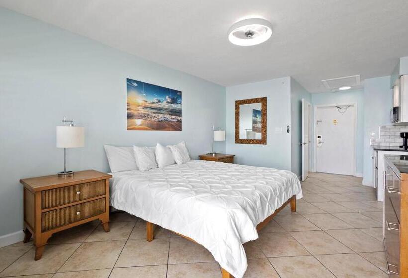 חדר סטודיו סטנדרד, Ocean View Hotel Room With Balcony  King Bed #23