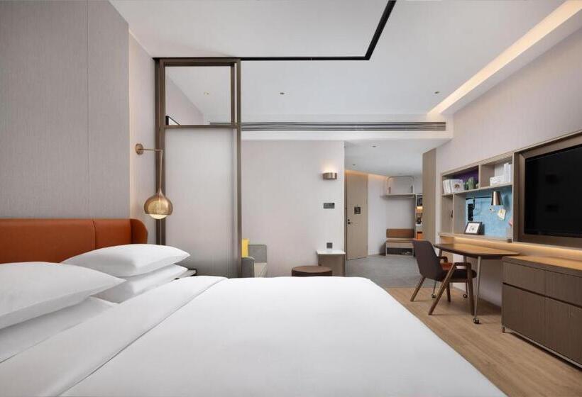 اتاق استاندارد با چشم‌انداز باغ, Home2 Suite By Hilton Changsha Ningxiang