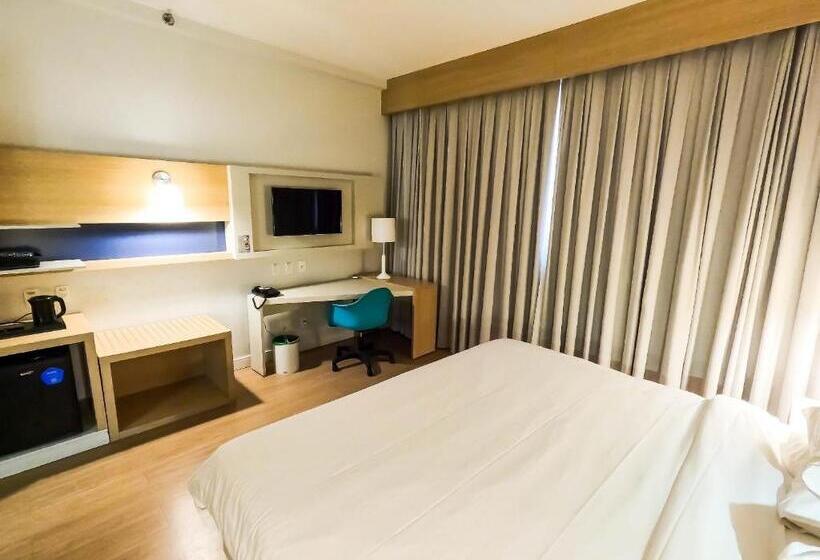 스위트 킹사이즈 침대, Stay Inn Santos Sua Acomodação Com Cara De
