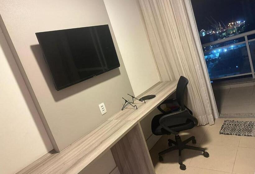 Апартаменты 1 Спальня Вид на Море с Балконом, Flat, Apart Hotel, Suite Master, Loft, Studio, Quarto, Apto No Centro De Macaé Próximo A Praia De Im