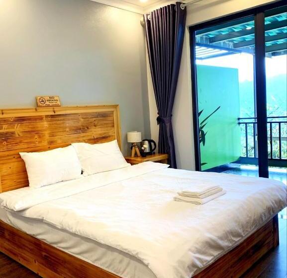 اتاق استاندارد با چشم‌انداز کوهستان, Daun Pisang Homestay & Restaurant View Fanxipan