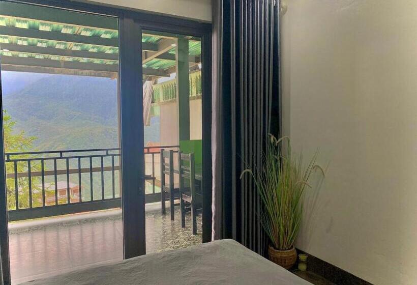 اتاق استاندارد با چشم‌انداز کوهستان, Daun Pisang Homestay & Restaurant View Fanxipan