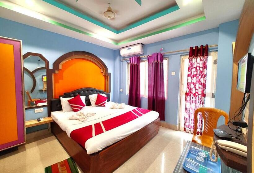 اتاق لوکس, Goroomgo Shree Bhumi Puri Near Sea Beach And Temple   Newly Renovated Hotel   Perfect Location With