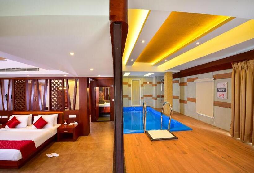 빌라 1 베드룸 - 수영장, Lake Canopy Alleppey