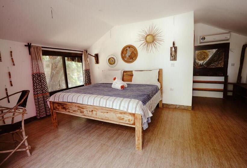 اتاق استاندارد با چشم‌انداز دریا, Kinazi Upepo Beach Eco Lodge