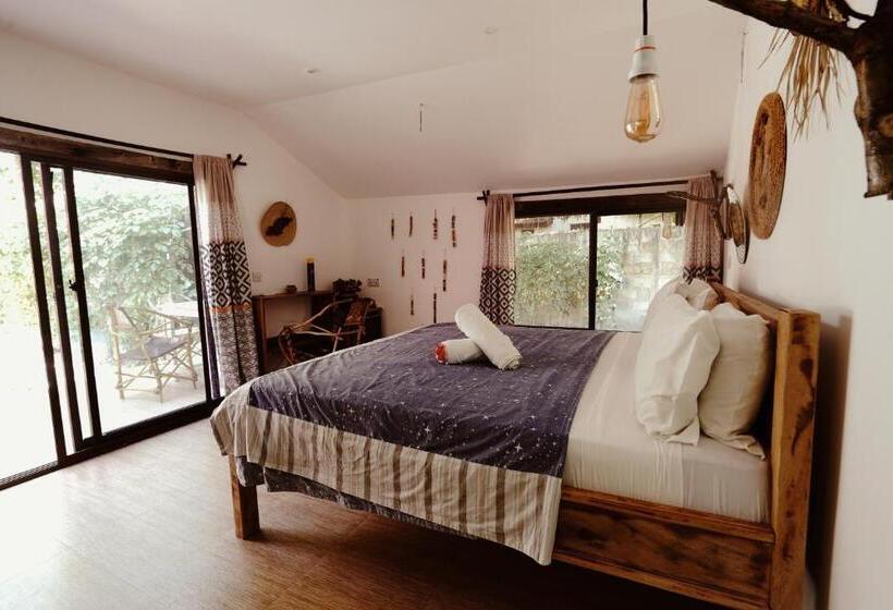 اتاق استاندارد با چشم‌انداز دریا, Kinazi Upepo Beach Eco Lodge