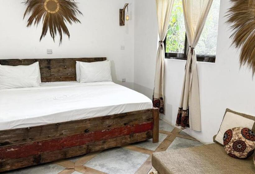 اتاق استاندارد با چشم‌انداز دریا, Kinazi Upepo Beach Eco Lodge
