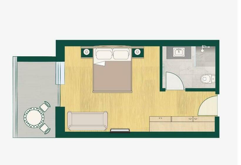 带阳台的豪华间, Das Mühlwald   Quality Time Family Resort