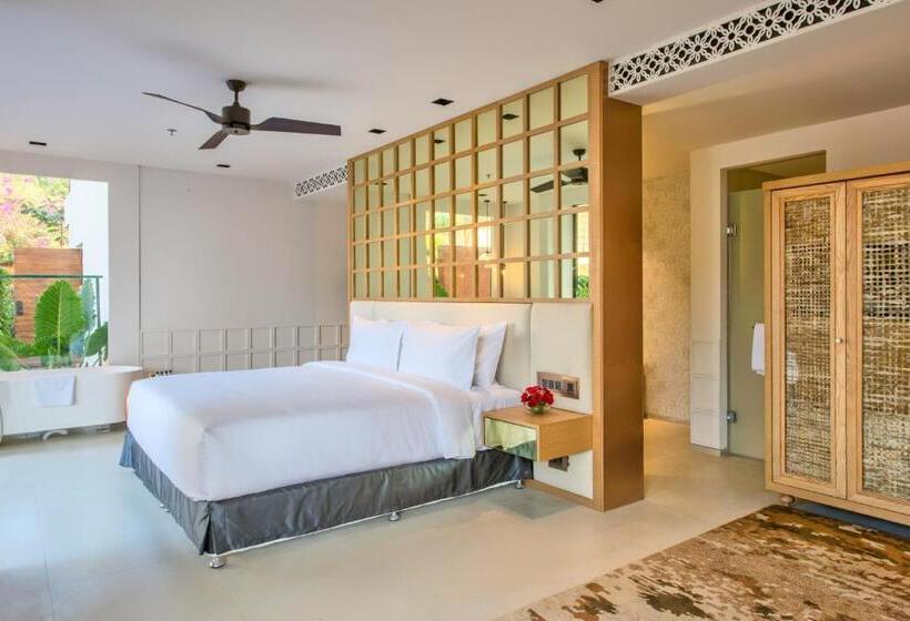 带1个卧室的豪华别墅, Azaya Beach Resort Goa