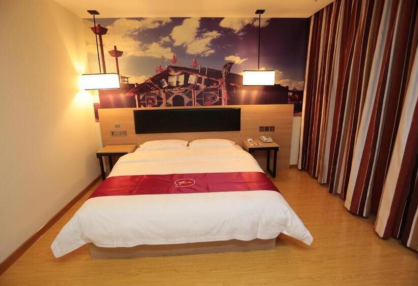 اتاق سوپریور یک تخته, Thank Inn Chain Hotel Ningxia Yinchuan Xixia District Tongxin Road