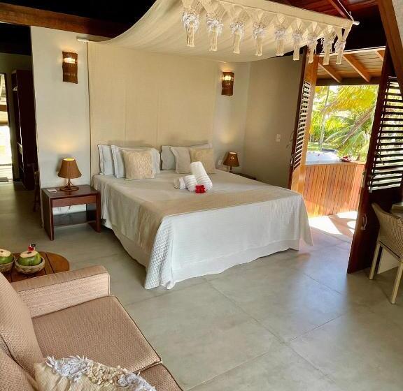 Люкс с гидромассажем, Pontal Dos Carneiros Beach Bungalows
