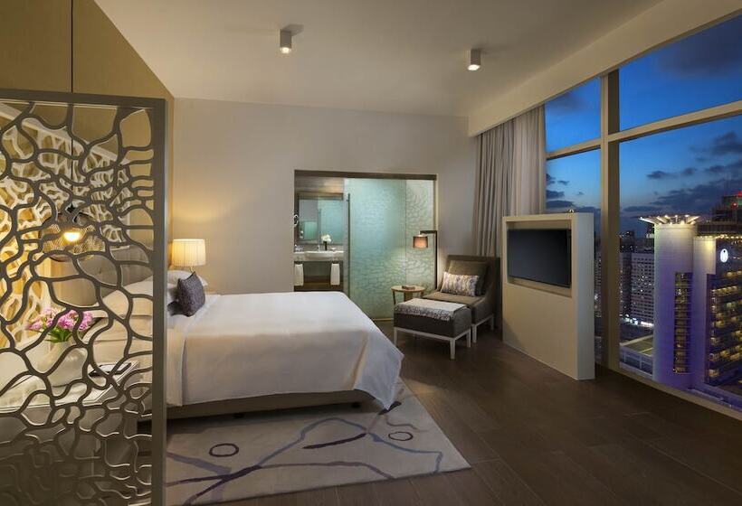 带3个卧室带海景的公寓, Beach Rotana Residences