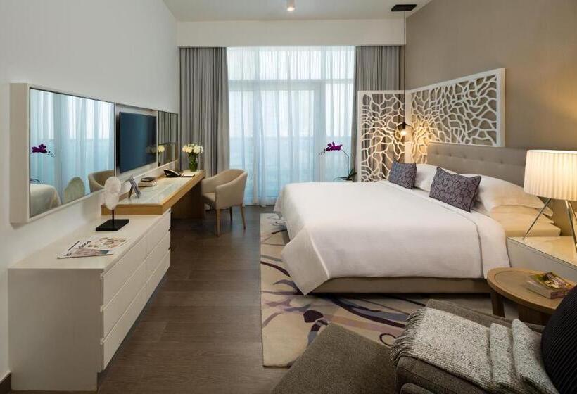 带1个卧室的带海景的公寓, Beach Rotana Residences