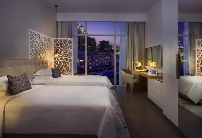 带2个卧室带海景的公寓, Beach Rotana Residences