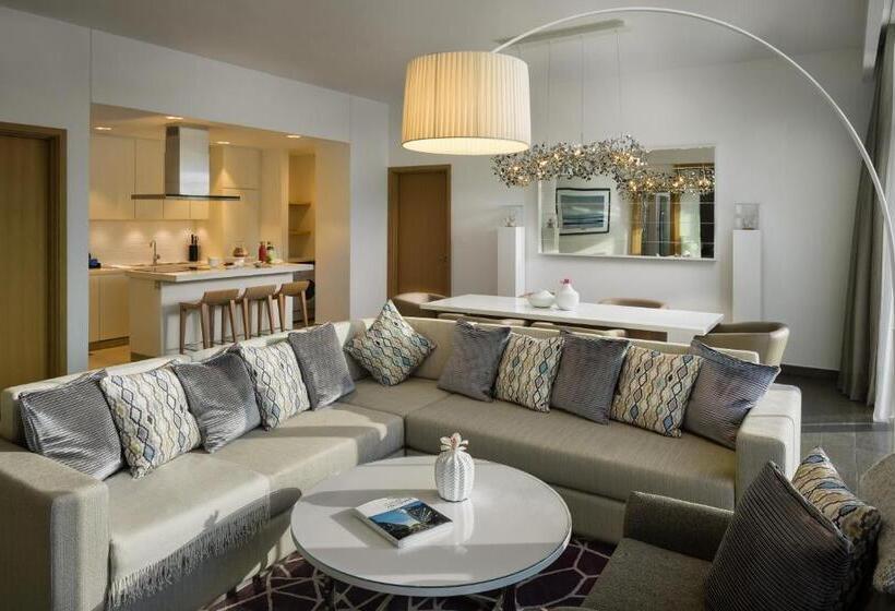 带2个卧室带海景的公寓, Beach Rotana Residences