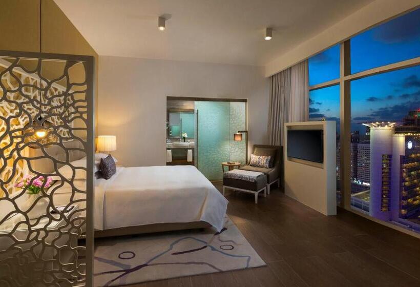 带3个卧室带海景的公寓, Beach Rotana Residences