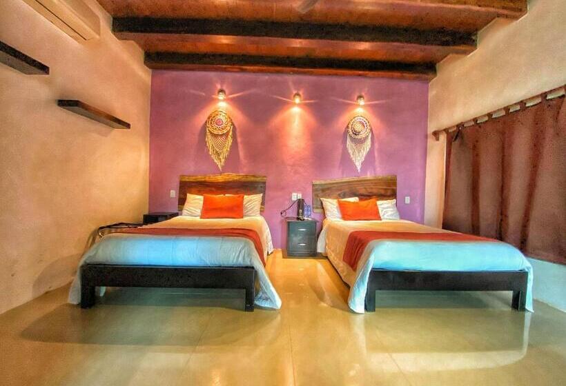 חדר סטנדרט לארבעה, Boutique Las Nubes Bacalar