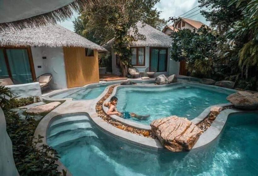 1침실 빌라 정원 전망, Kundala Beach Resort Hua Hin