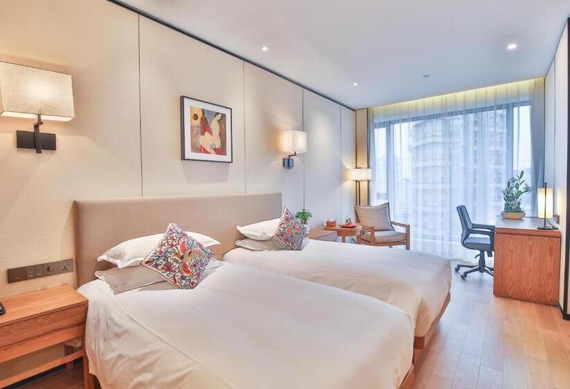豪华房间, Ssaw Boutique Hotel Wenzhou Jiushan Lake