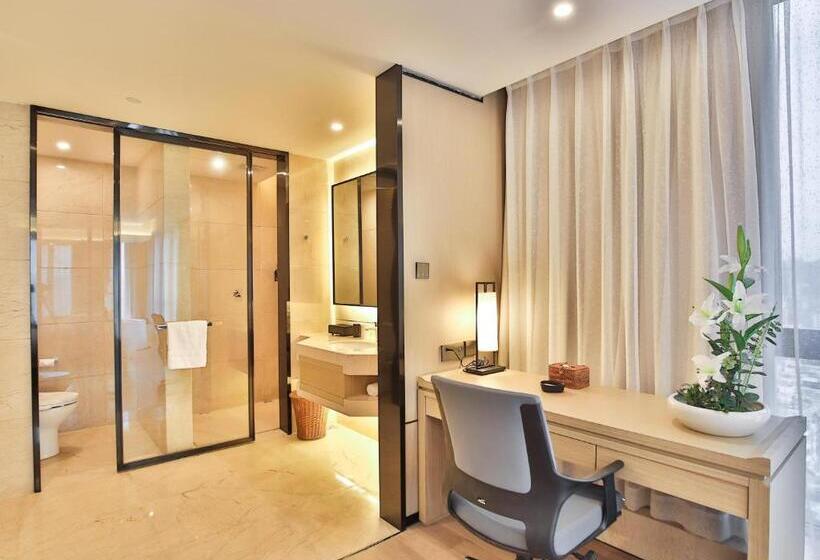 带大床的标准间, Ssaw Boutique Hotel Wenzhou Jiushan Lake