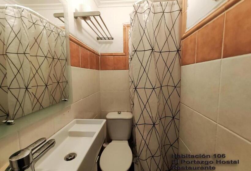 스탠다드 싱글 룸, El Portazgo Restaurante Hostal La Cisterniga