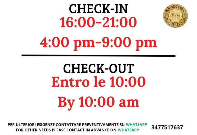标准间, Novecento Room And Breakfast Puglia