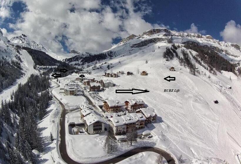 Апартаменты 2 Спальни, Alpenroyal Arabba