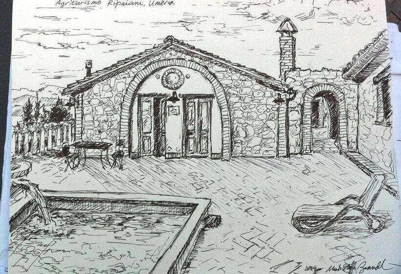 Апартаменты 2 спальни Вид на Бассейн, Agriturismo Ripaiani