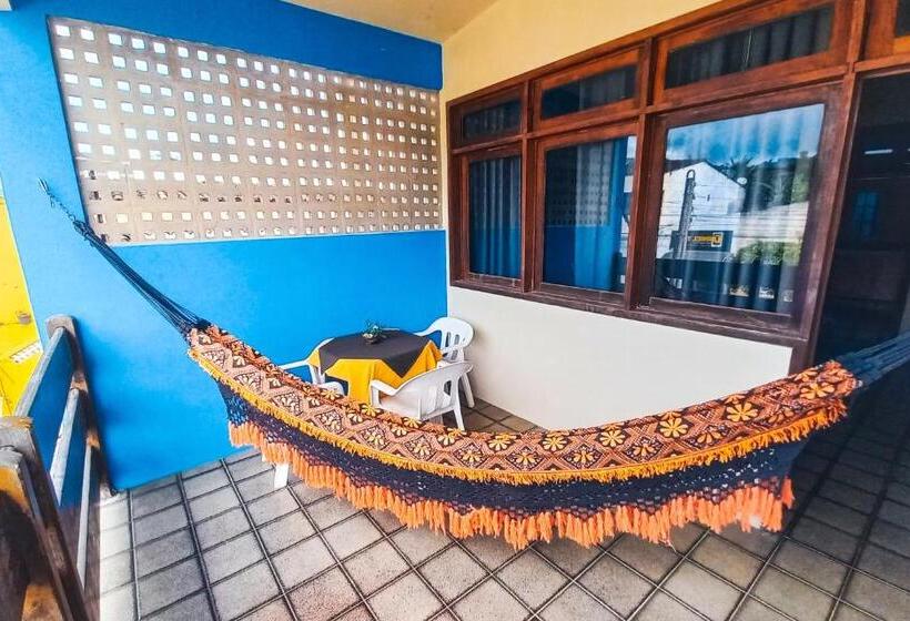 חדר סטנדרט לשלושה עם מרפסת, Pousada Casa Grande