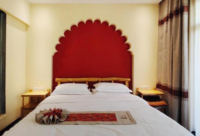 标准间带露台, Dunhuang Jinshe Times Inn
