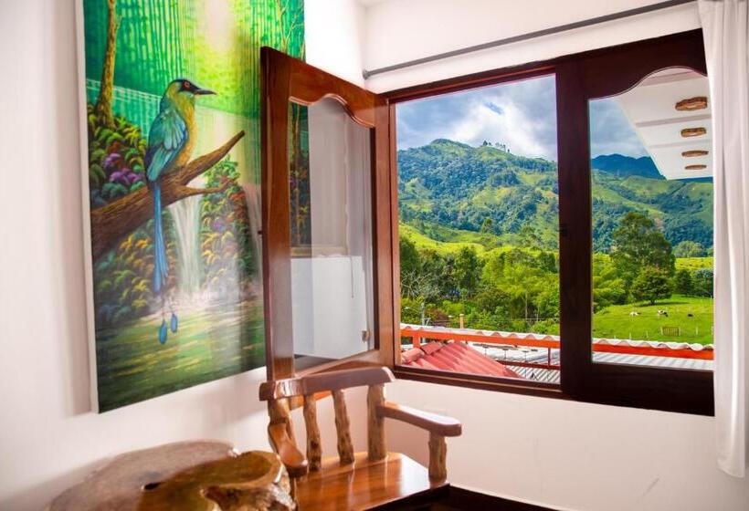 جناح مزود بجاكوزى, Hospedaje Vista Hermosa Salento