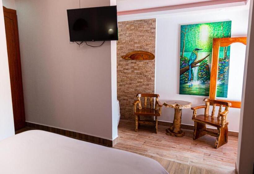 جناح مزود بجاكوزى, Hospedaje Vista Hermosa Salento