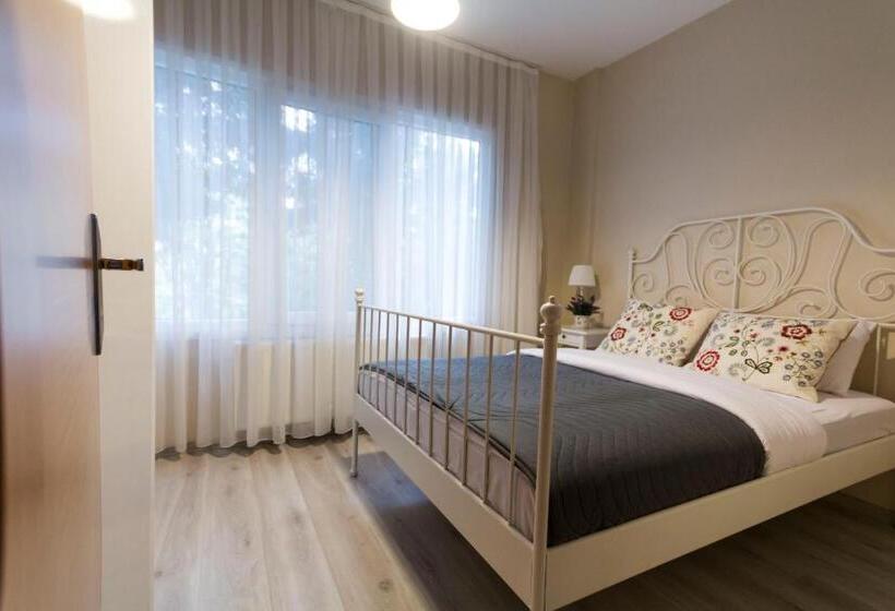 带1个卧室带花园景观的公寓, Büyükada Apart Hotel   Karadağ Apart