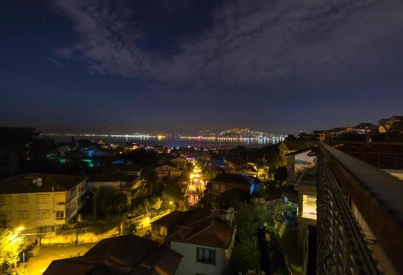 带1个卧室的带海景的公寓, Büyükada Apart Hotel   Karadağ Apart