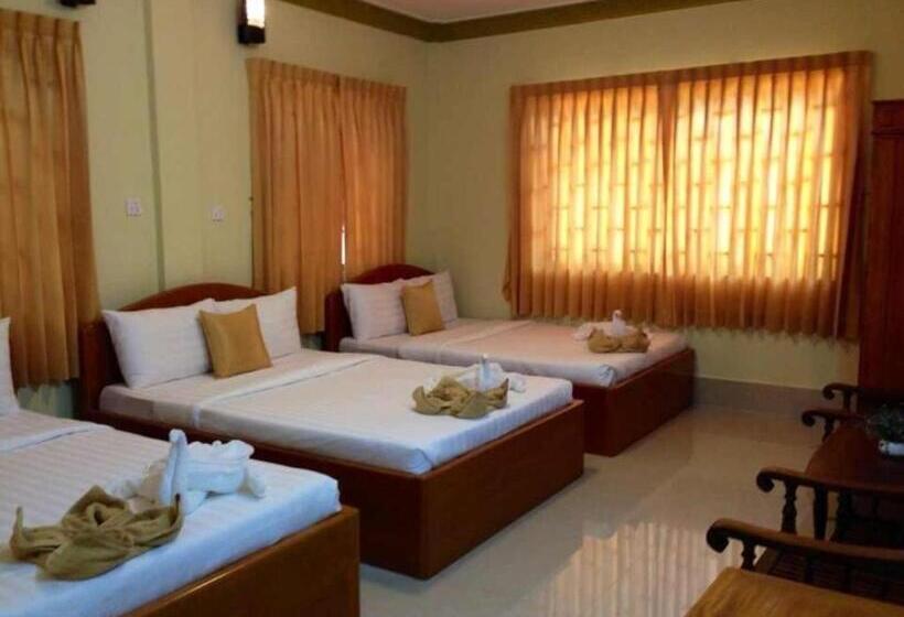 اتاق استاندارد سه نفره, Apsara Guest House Kampot City