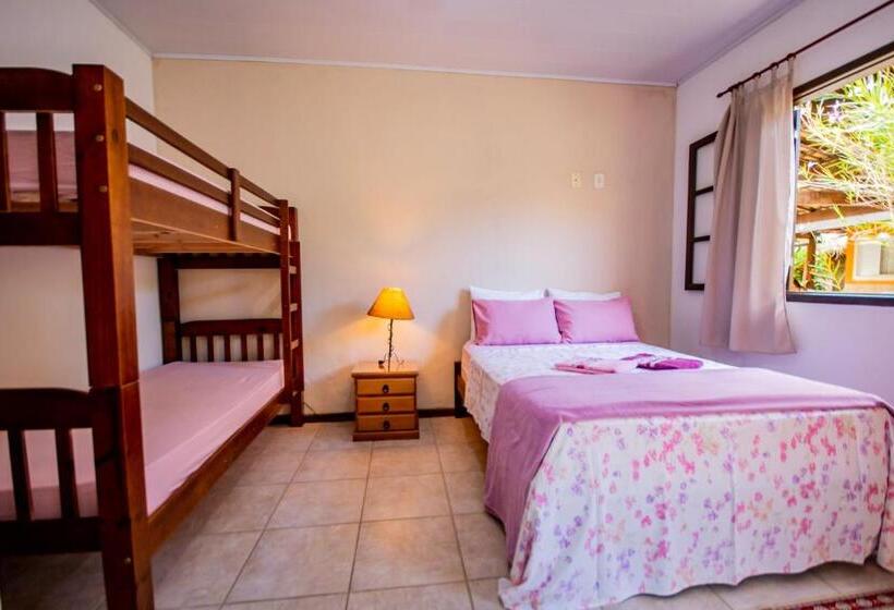 이코노이 4인룸, Pousada Quatro Estações Paraty