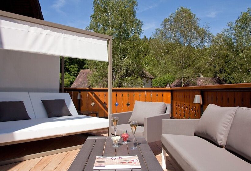 Люкс, La Cheneaudière   Hôtel Spa   Relais & Châteaux
