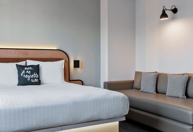 标准间带双人床, Moxy Paris Bastille