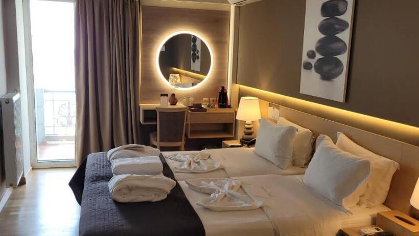 스탠다드 룸 바다 전망, Coral Hotel Athens