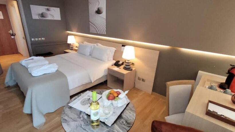 스탠다드 싱글 룸 바다 전망, Coral Hotel Athens