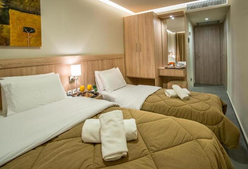디럭스 트리플 룸, Argo Hotel Piraeus