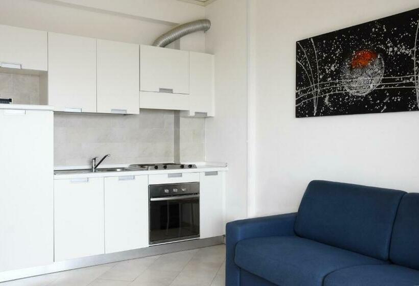 Апартаменты 1 Спальня Вид на Море, Residence Moderno