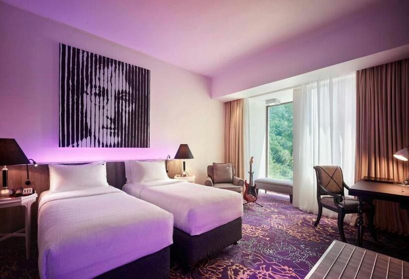 景色の見えるデラックスルーム, Hard Rock Hotel Penang