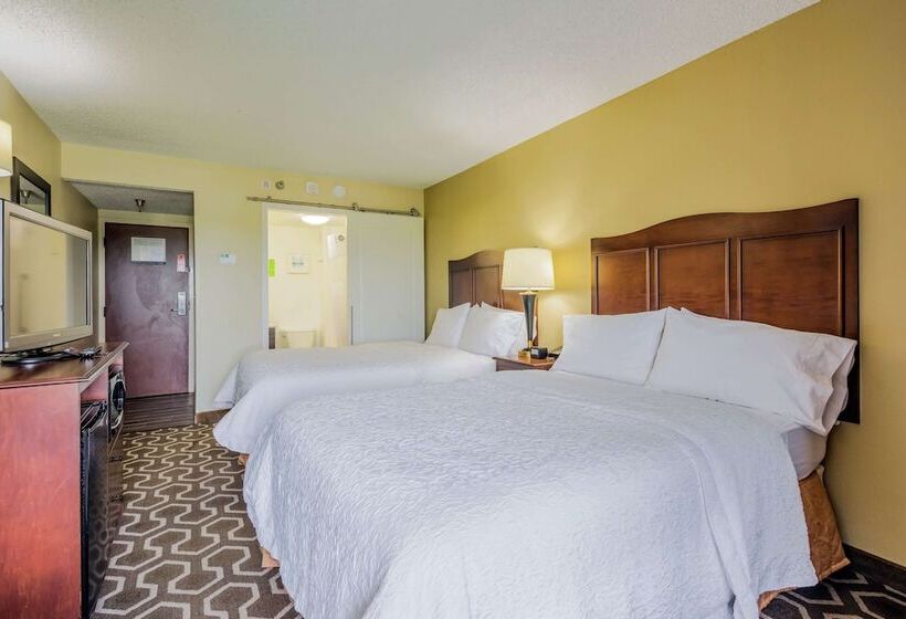 ２ダブルベッドのスタンダードルーム, Hampton Inn Tampainternational Airport/westshore