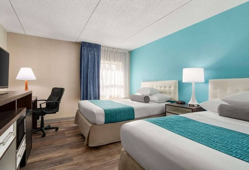 Номер Стандарт 2 Двуспальные Кровати, Howard Johnson  By Wyndham South Portland