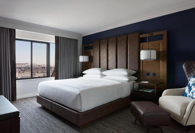 带大床的标准间, Boston Marriott Long Wharf